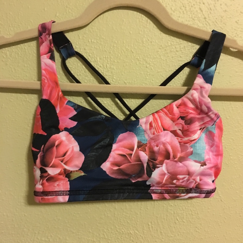 Lululemon Floral Sports Bra
